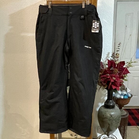NWT Insulated Black Snow Pants ARCTIX 16W-18W 1X Style 1800X - Picture 2 of 10
